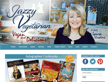 Tablet Screenshot of jazzyvegetarian.com